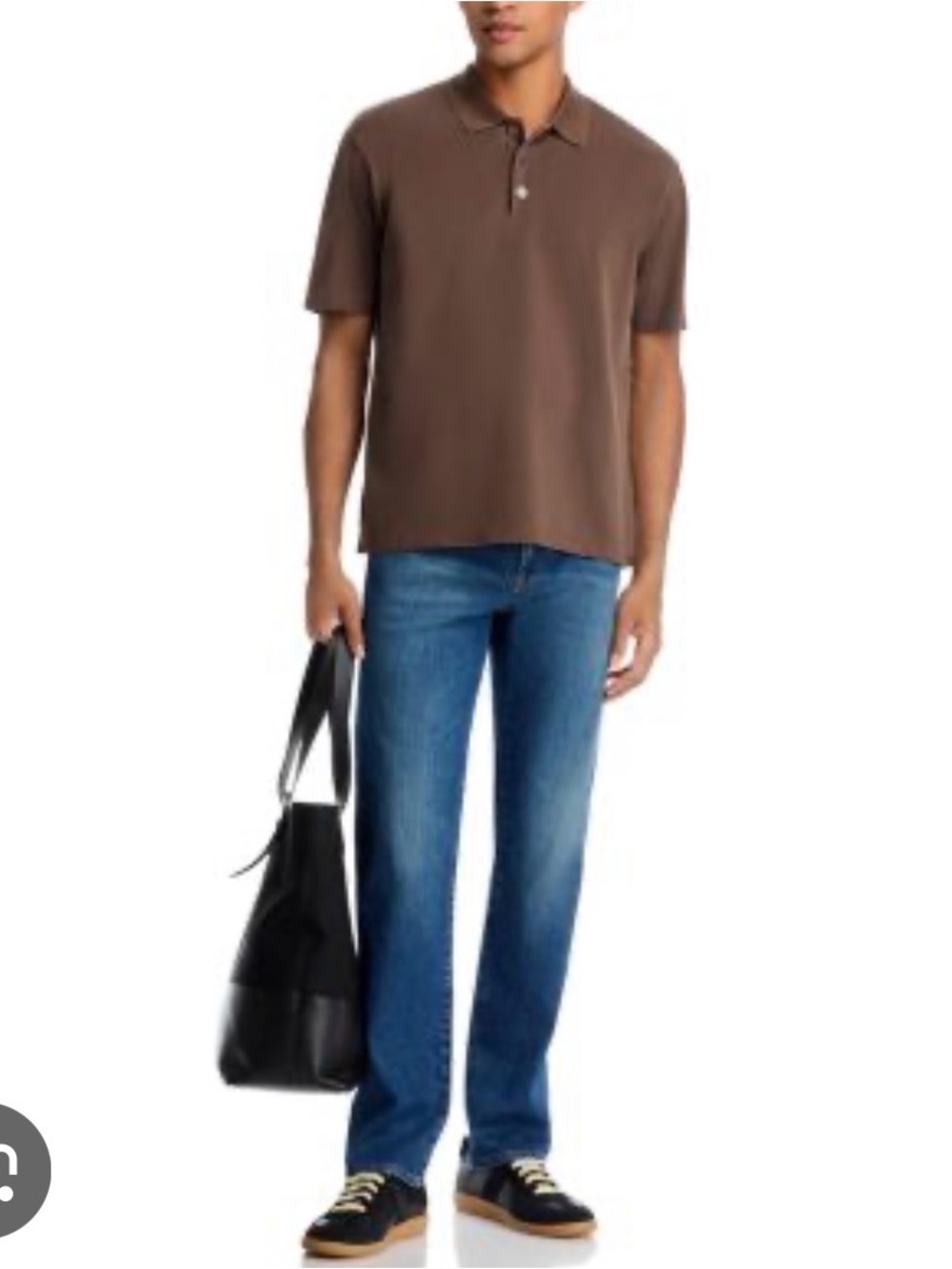 NWT Frame Denim Men's Dark Navy Polo